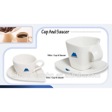 2014 haonai coffee cups and saucers for promaotion